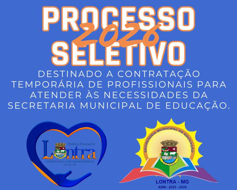 Processo Seletivo 2026 - Secretaria Municipal de Educação